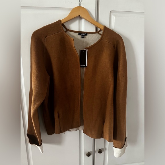 NWT Beautiful Premise Camel Cardigan, Large - Picture 3 of 3